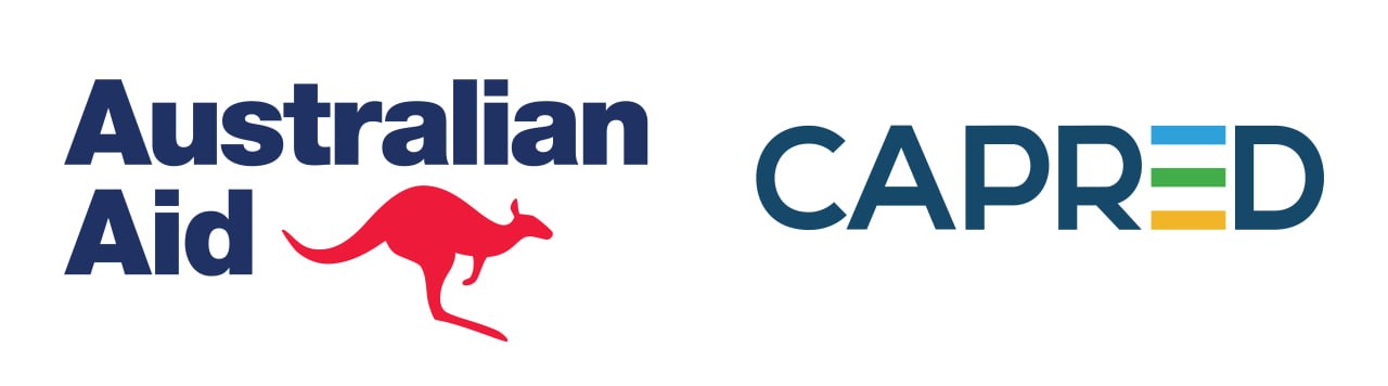 Australian Aid & CAPRED Logo